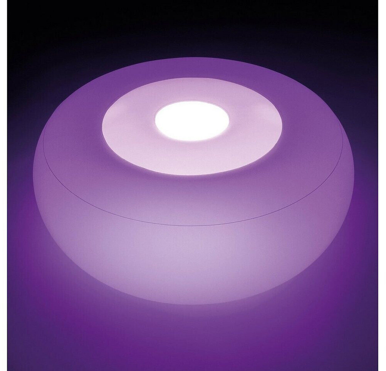 Intex LED Ottomane rund 86x33cm