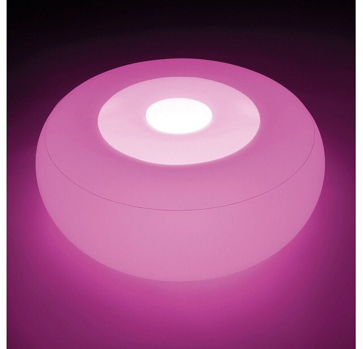 Intex LED Ottomane rund 86x33cm