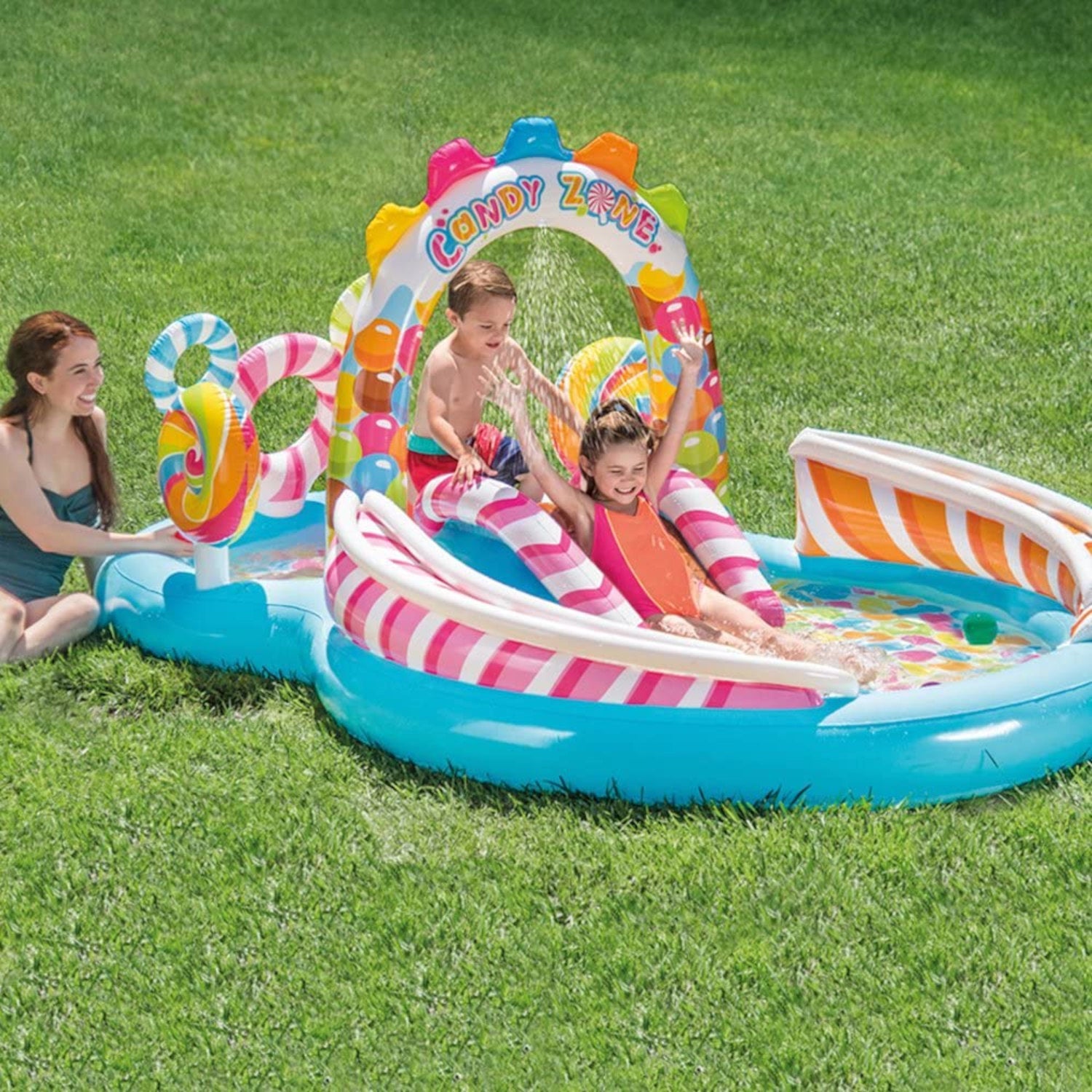 Intex Planschbecken - Candy Zone 295x191x130cm