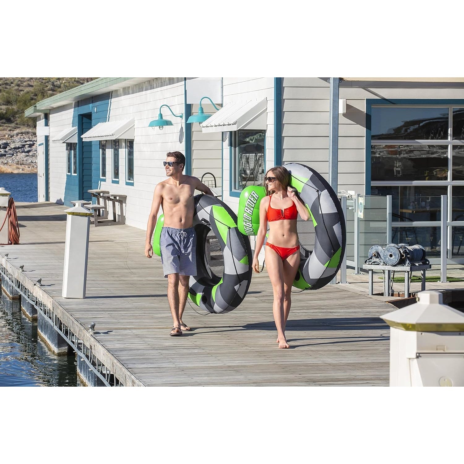 Bestway Schwimmring Hydro - Force Rugged Rider I Ø135cm - Poolpirat