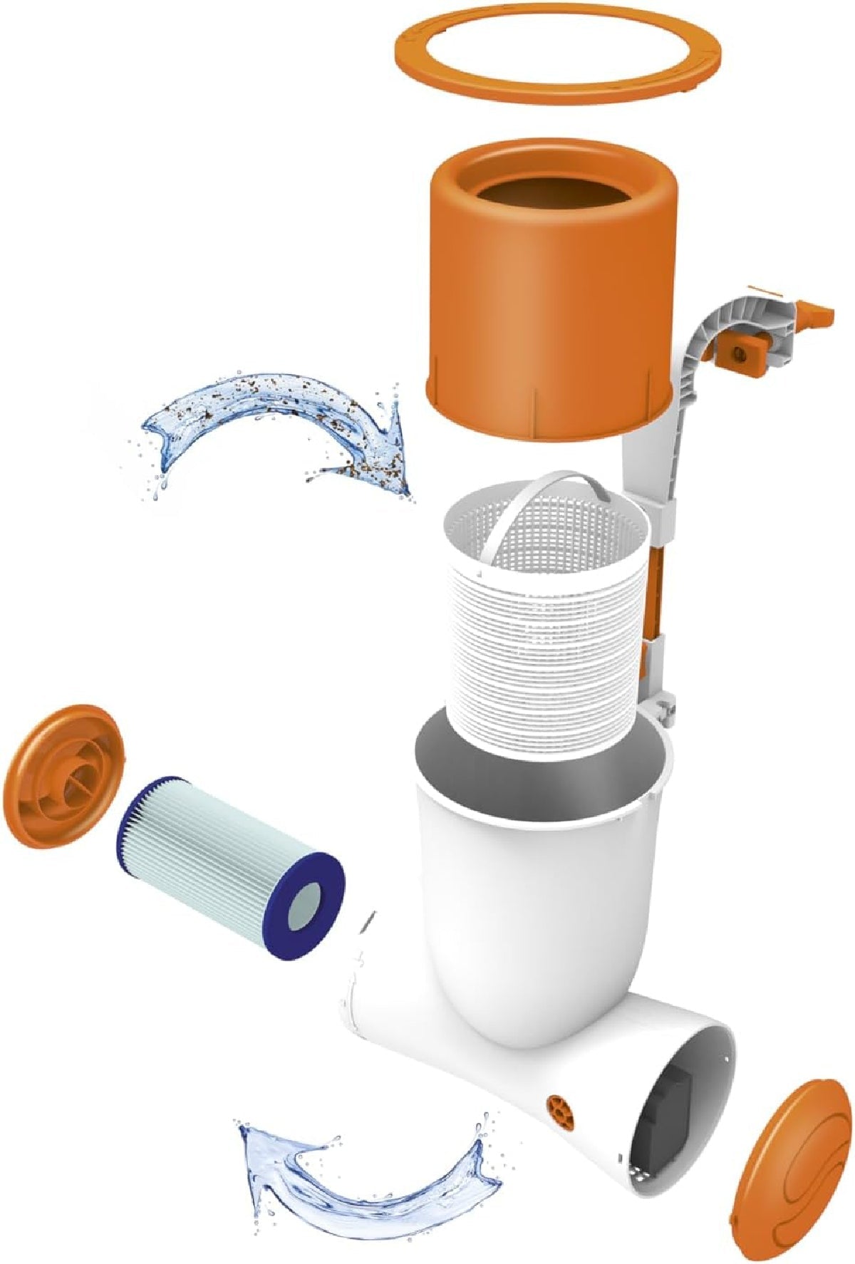 Bestway Skimmer mit Filterpumpe - Flowclear Skimatic 2in1 (3.974 l/h) - Poolpirat