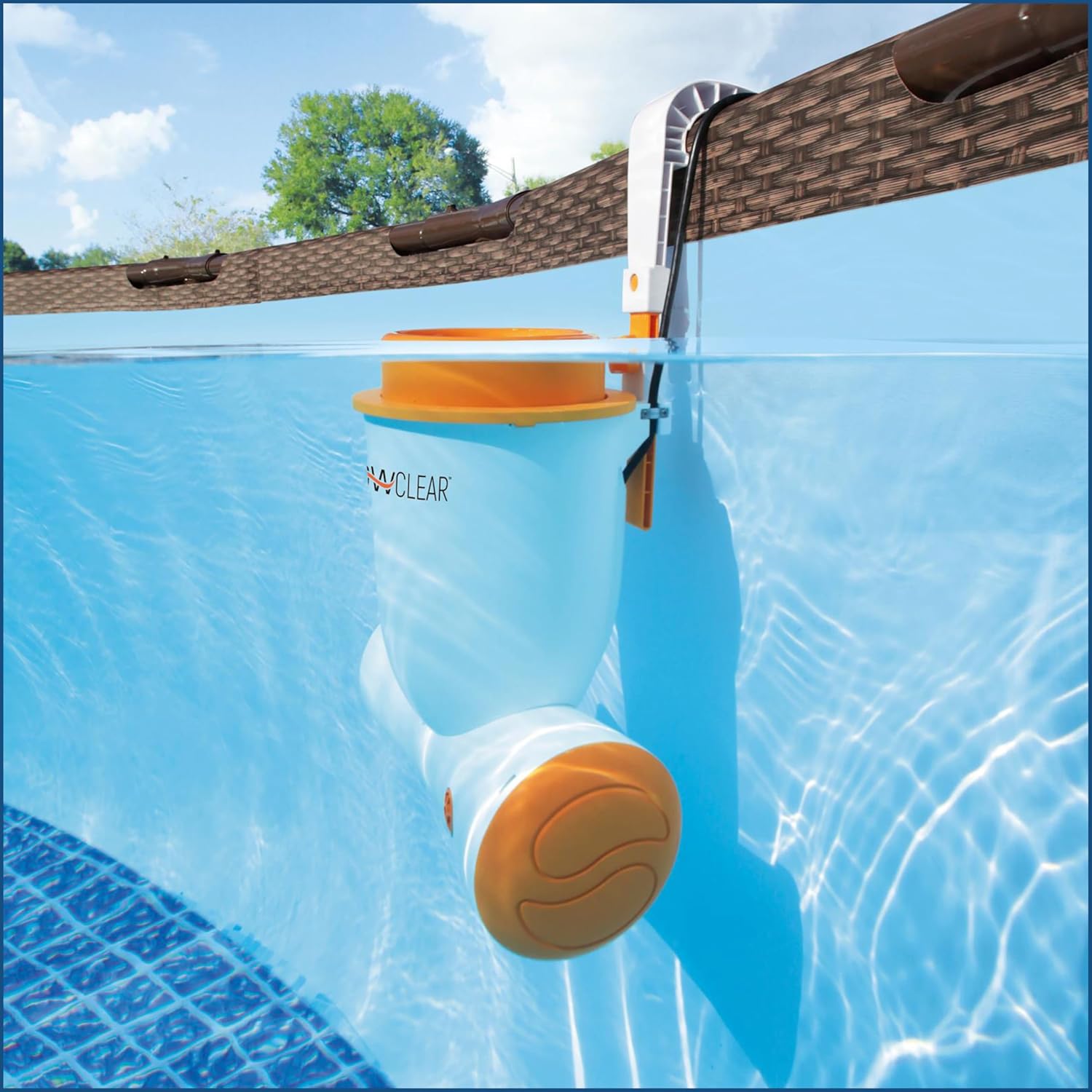 Bestway Skimmer mit Filterpumpe - Flowclear Skimatic 2in1 (3.974 l/h) - Poolpirat
