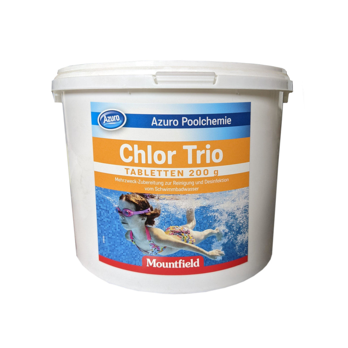 Mountfield Wasserreinigungstabletten - Azuro Chlor Trio 3kg