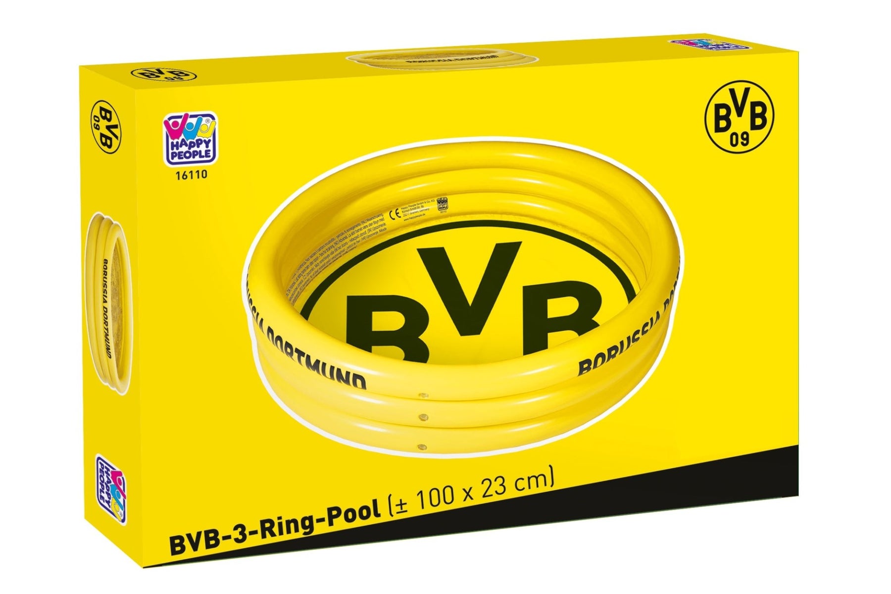 Happy People 16110 - BVB 3-Ring-Pool ca. 100x23 cm