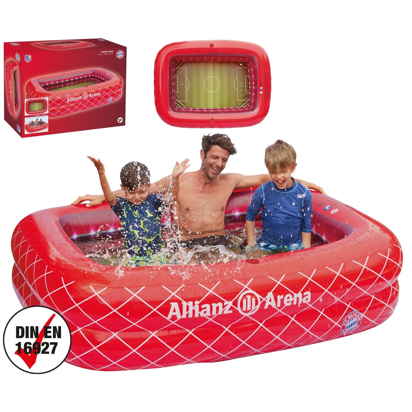 Happy People Family Pool - FC Bayern München 200x150x50cm - Poolpirat