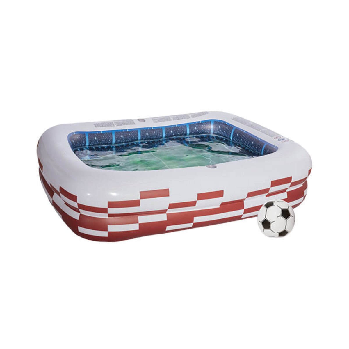 Happy People - Planschbecken Family Pool Stadion (200x150x50cm) - Poolpirat