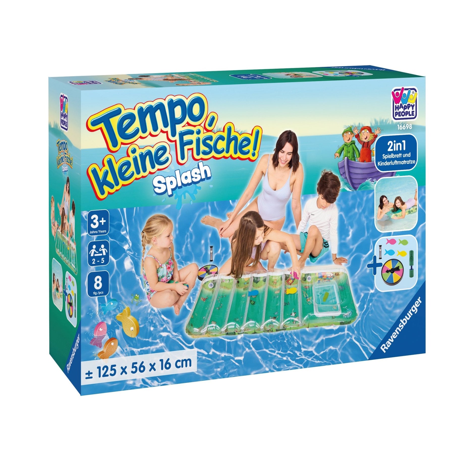 Happy People Tempo kleine Fische! Kinderluftmatratze
