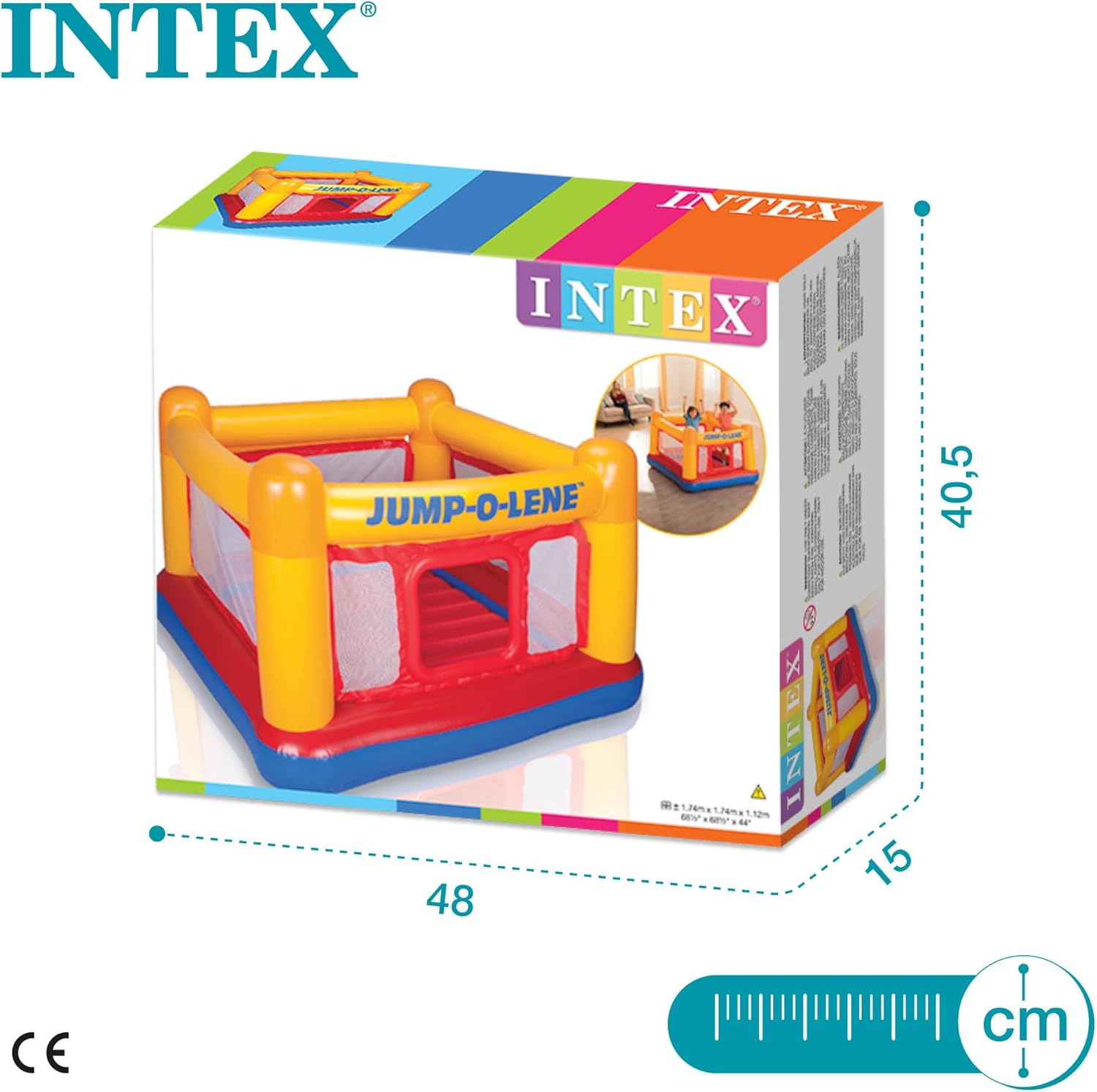 Intex Playhouse - Jump-O-Lene 174x174x112