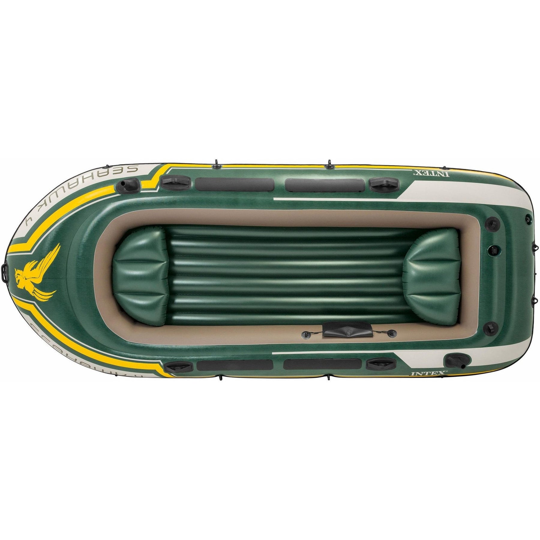 Intex Schlauchboot Seahawk 4 Set inkl. Paddel & Pumpe, bis 400kg, 351x145x48cm - Poolpirat