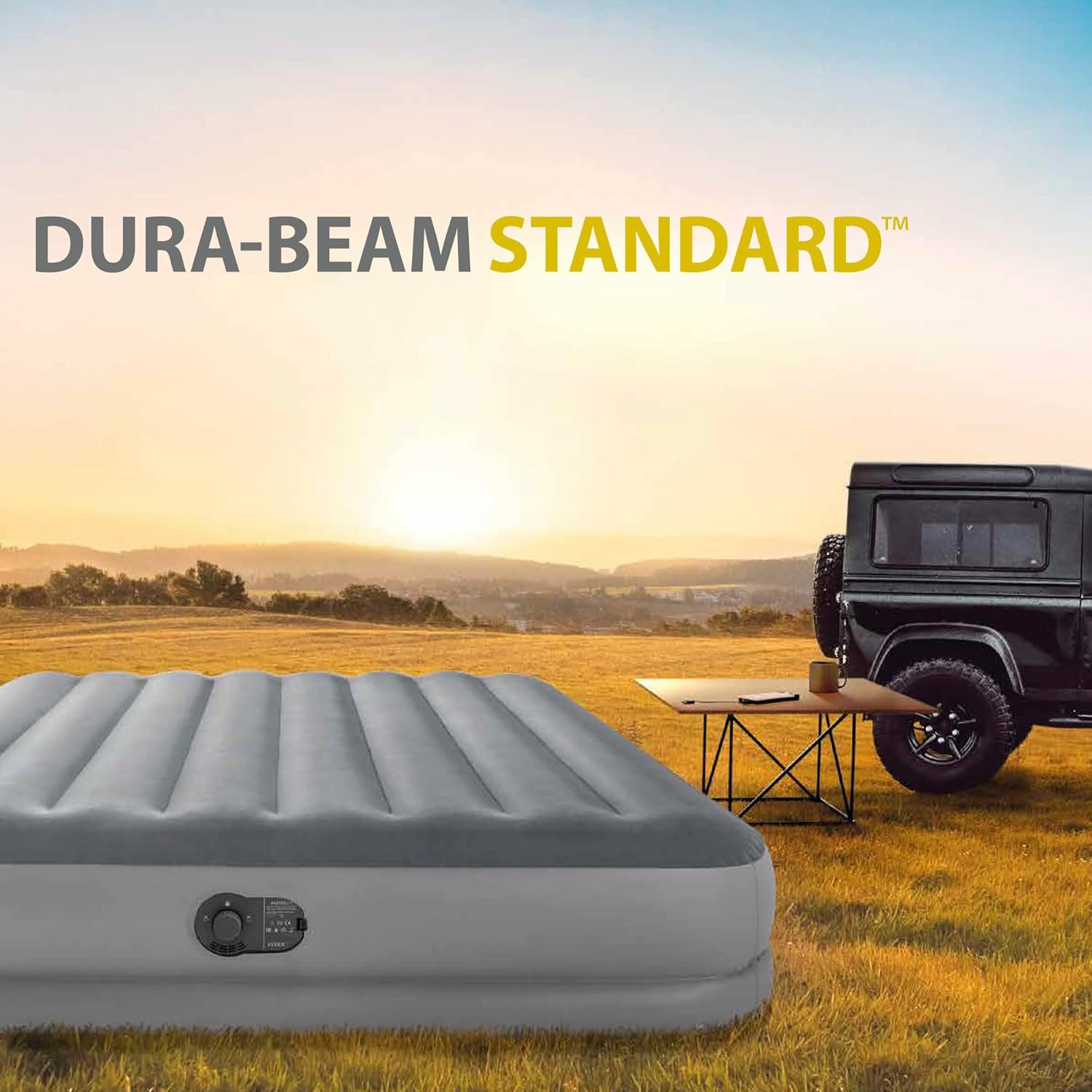IntexLuftbett DuraBeam Prestige Queen Fastfill USB 152x203x30cm - Poolpirat