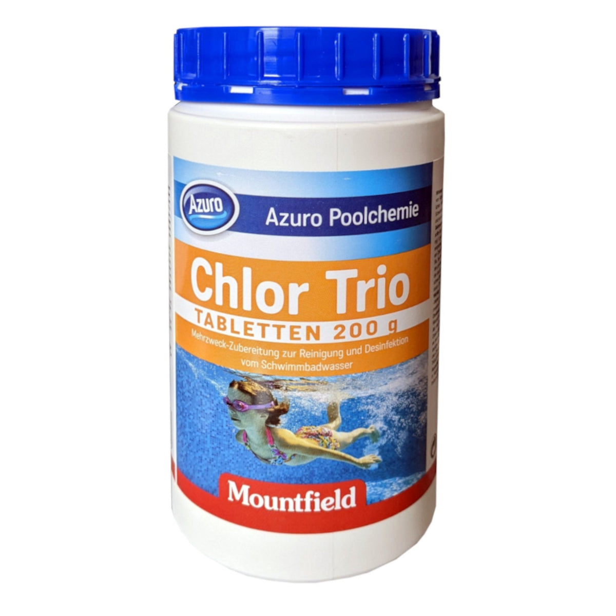 Mountfield Wasserreinigungstabletten - Azuro Chlor Trio 1kg - Poolpirat