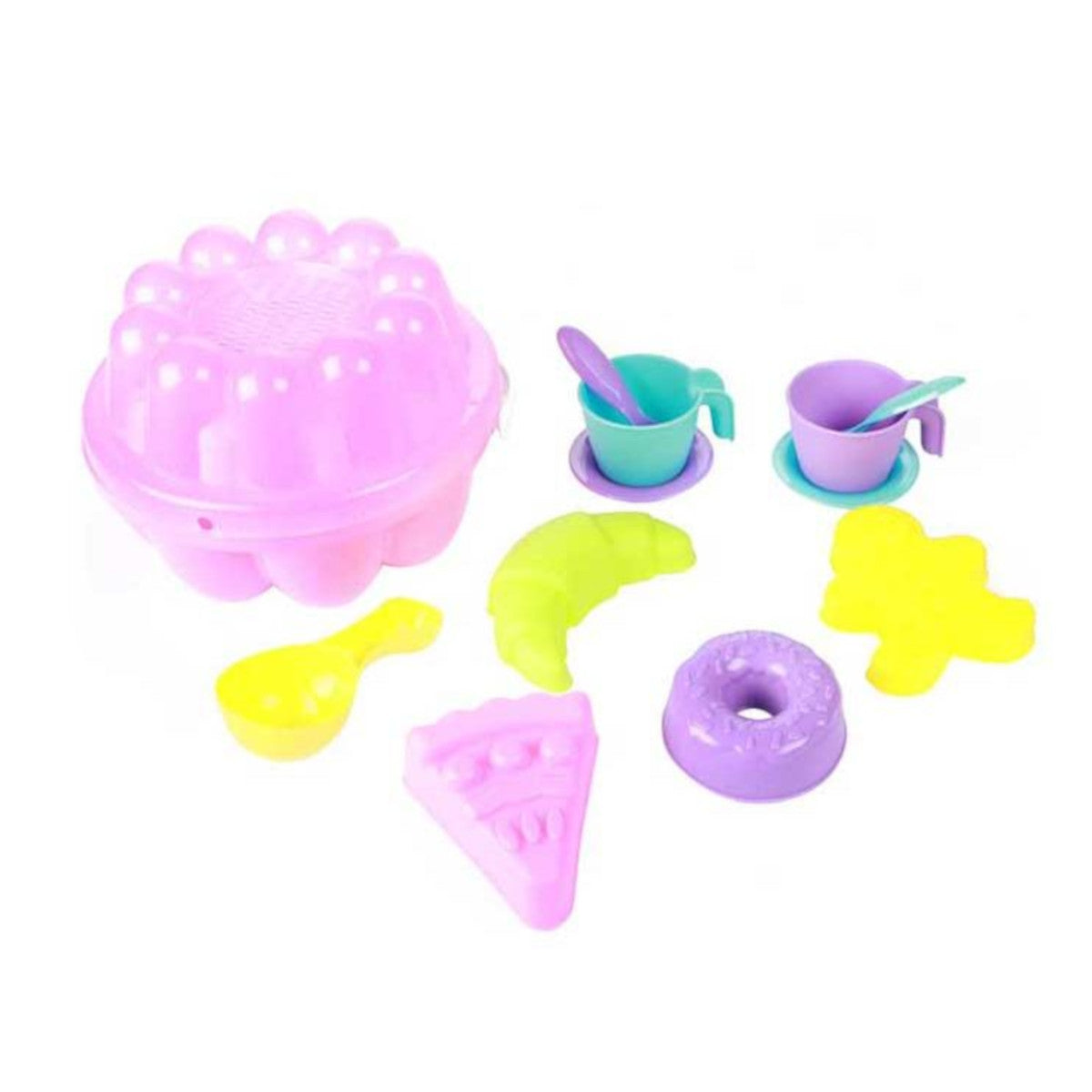 Toi-Toys - GO PLAY Strandset in Kuchenform, 13-teilig