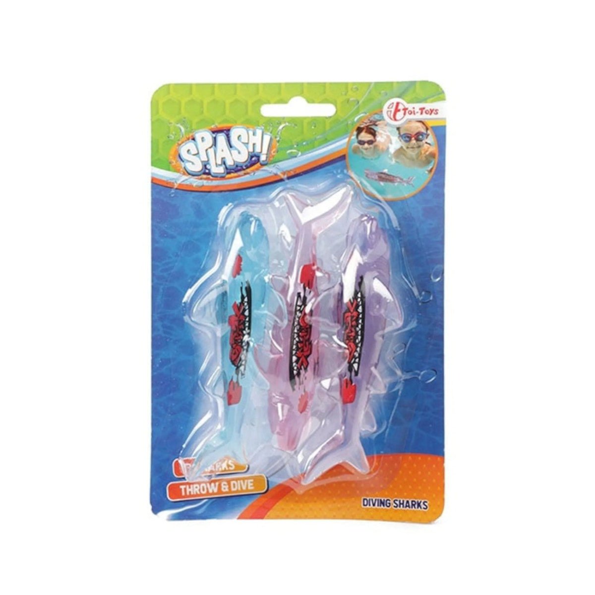 SPLASH Tauchfische - Hai, 3 Stück - Poolpirat