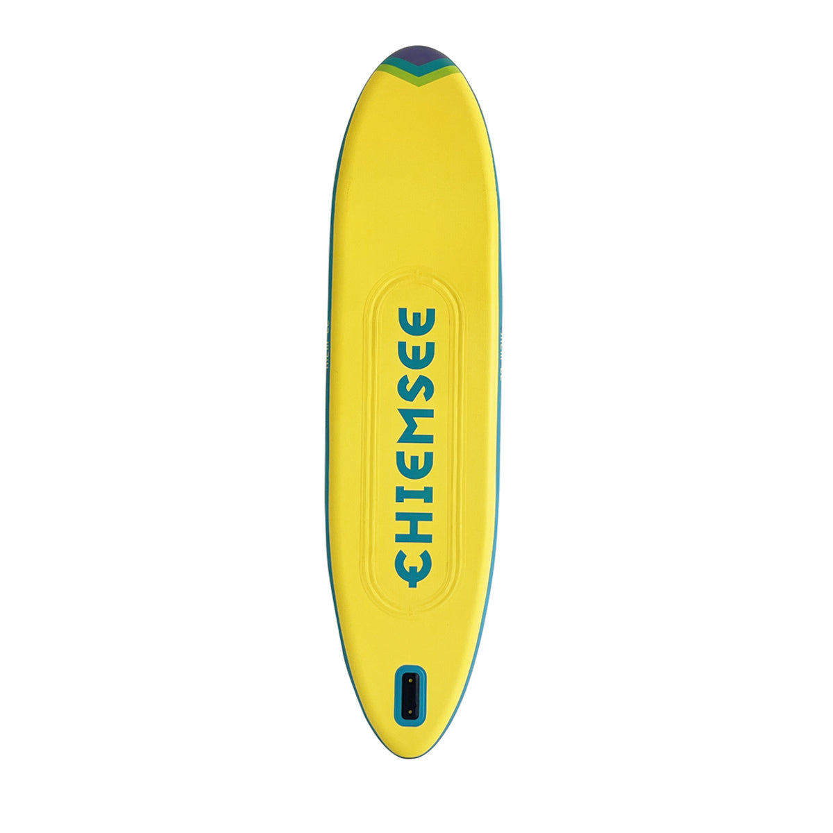 Chiemsee SUP-Set inkl. Board, Paddel, Pumpe, Leash & Rucksack (grün/blau)