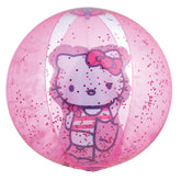 Happy People Strandball Hello Kitty mit 3D Motivfigur, 29cm