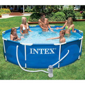 Intex Metal Frame Pool inkl. Filterpumpe 366x76cm