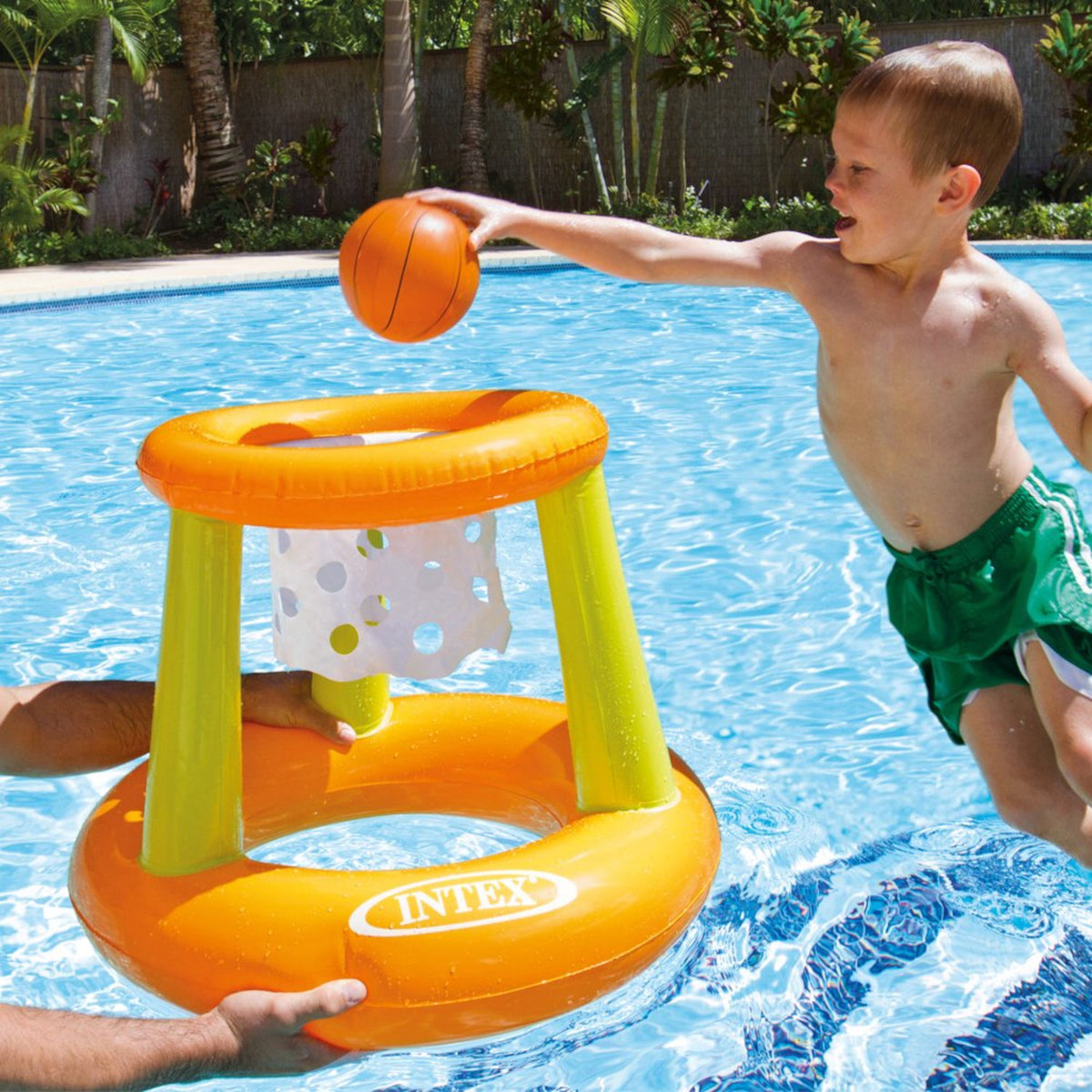 Intex Wasserspiel - Floating Hoops  67x55cm + Reparaturflicken