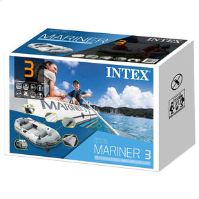 Intex Schlauchboot Mariner 3 Set inkl. Paddel + Pumpe, bis 400kg 297x127x46cm