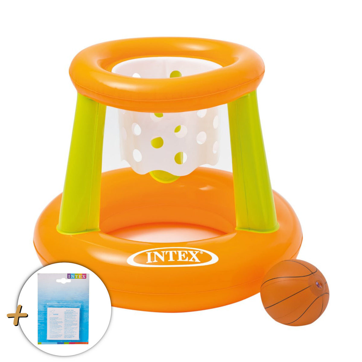 Intex Wasserspiel - Floating Hoops  67x55cm + Reparaturflicken