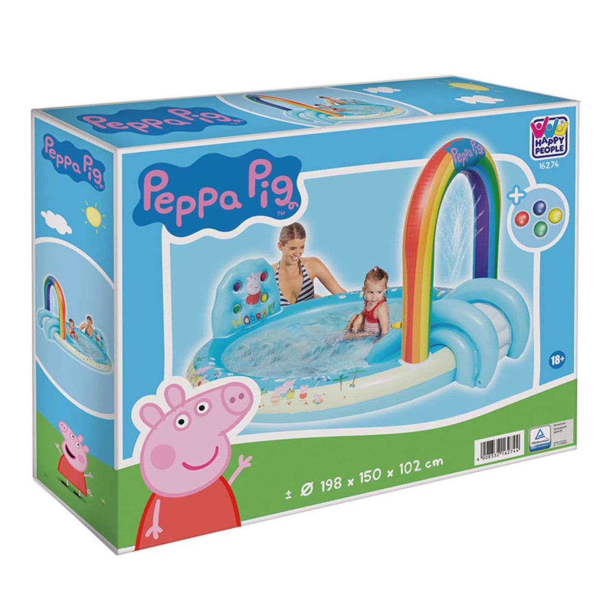 Happy People - Playpool - Peppa Wutz (198x150x102cm)
