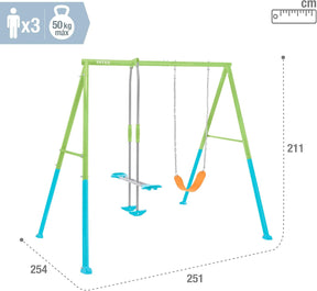 Intex 2er Schaukel-Set 251x254x211cm