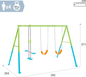 Intex 3er Schaukel-Set 343x254x211cm