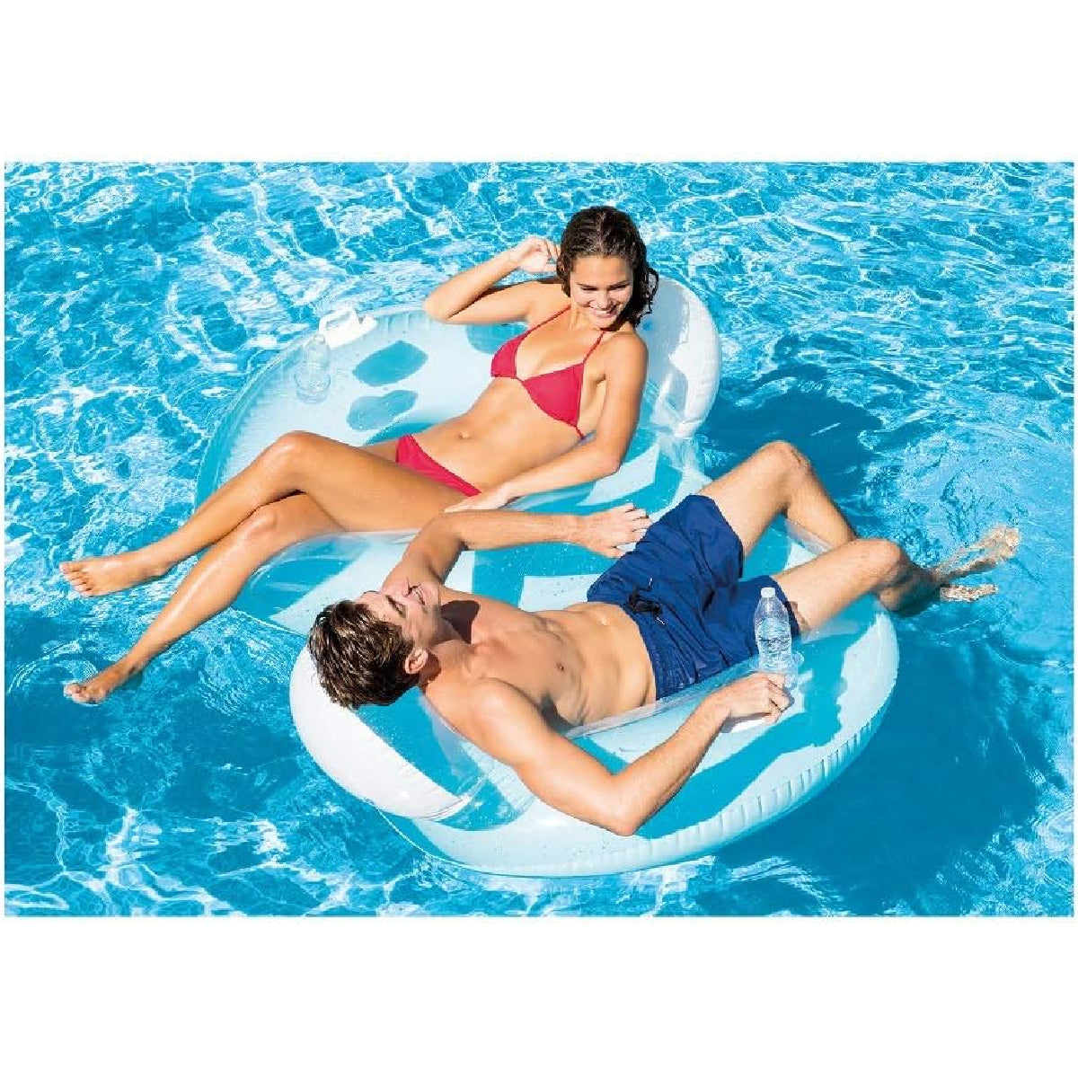 Intex Schwimmring - Double Pillow-Back Lounge 198x117cm