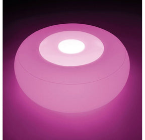 Intex LED Ottomane rund 86x33cm