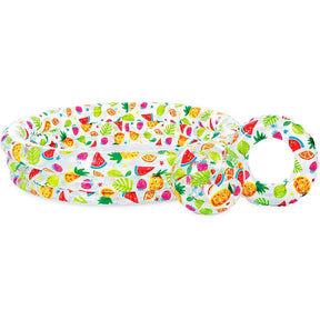 INTEX 3er Pool-Set - Planschbecken, Wasserball, Schwimmring