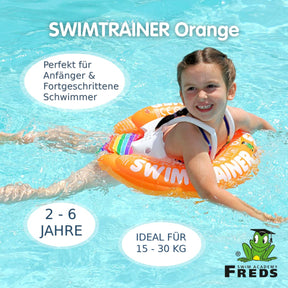 Freds Schwimm Academy - Schwimm-Trainer Classic orange - ab 2 Jahren