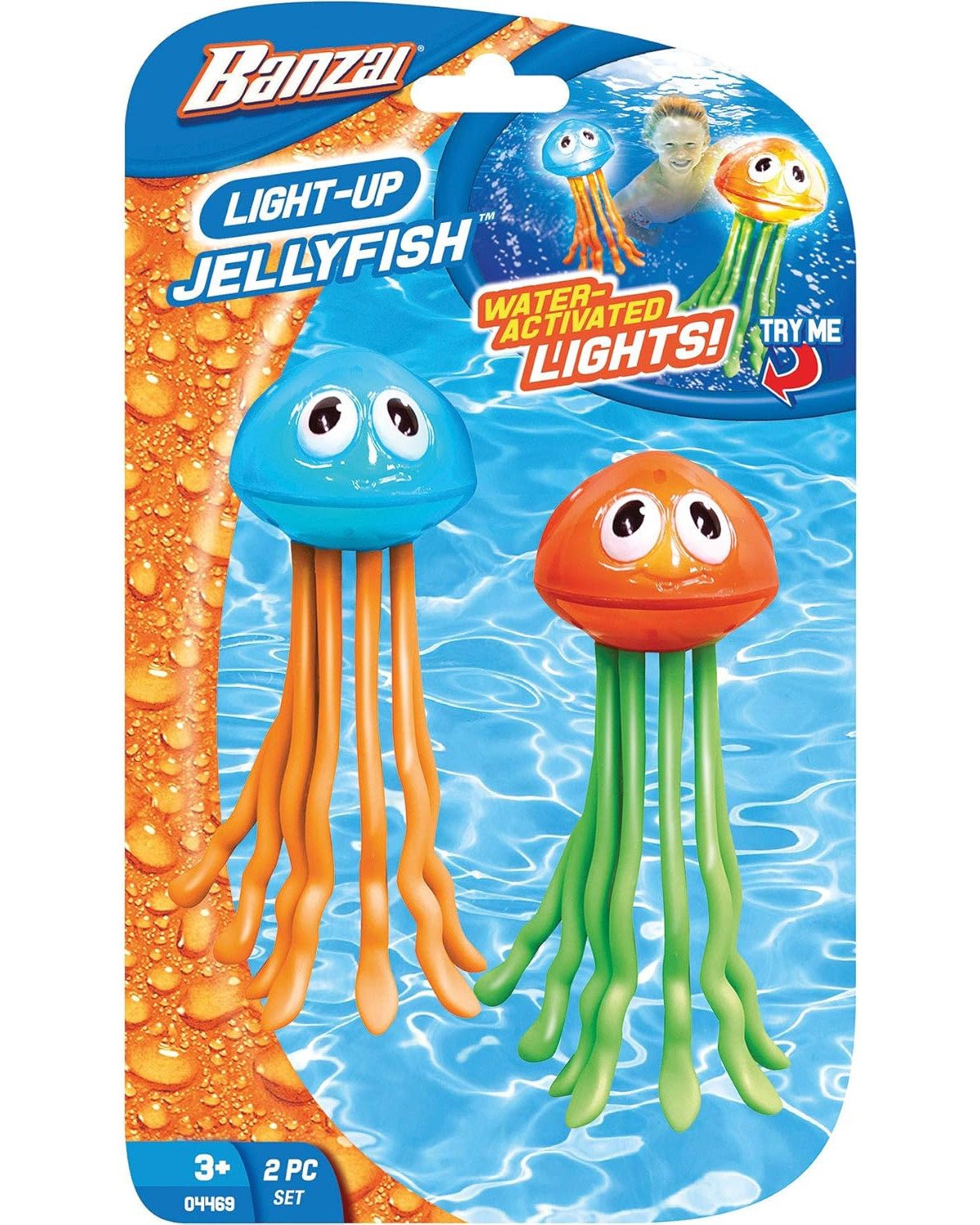 Banzai Tauchspielzeug - Jelly Fish (2er Pack, mit Licht)