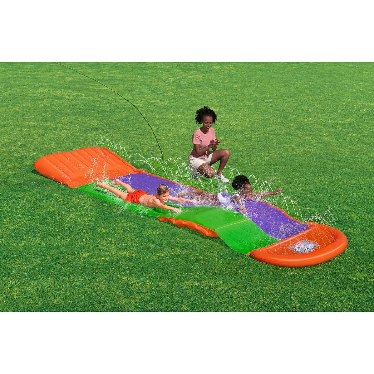 Bestway Wasserrutsche - Splashcoaster Double Slide 4,7m