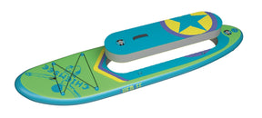 Chiemsee SUP - Set inkl. Board, Paddel, Pumpe, Leash & Rucksack (grün/blau) - Poolpirat