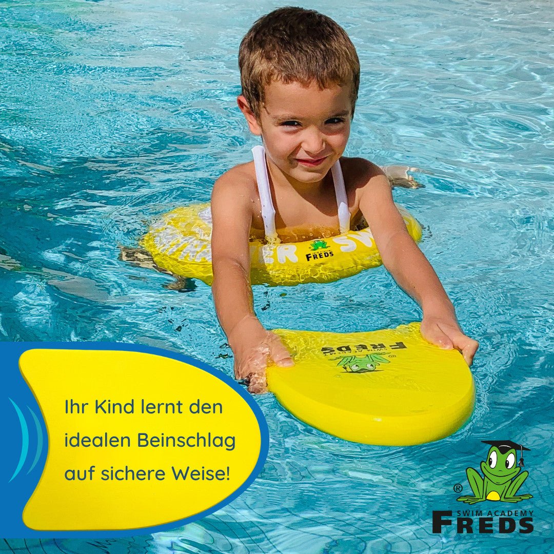 Freds Schwimm Academy - Swim - Board gelb - Poolpirat