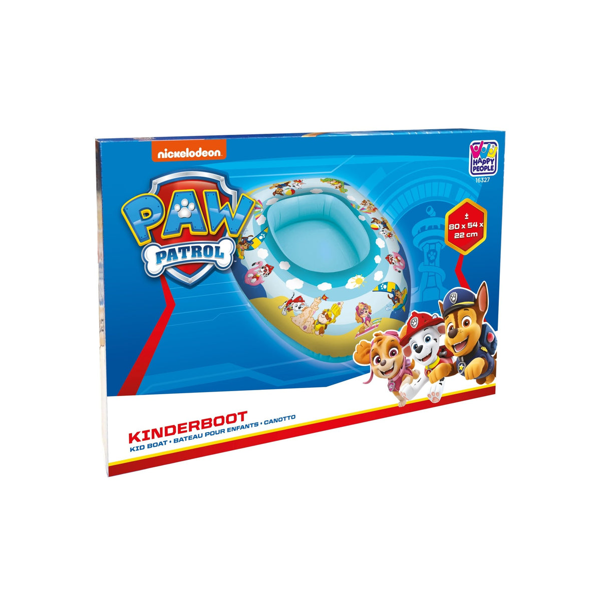 Happy People 16327 - Paw Patrol Kinderboot (ca. 80x54x22 cm)