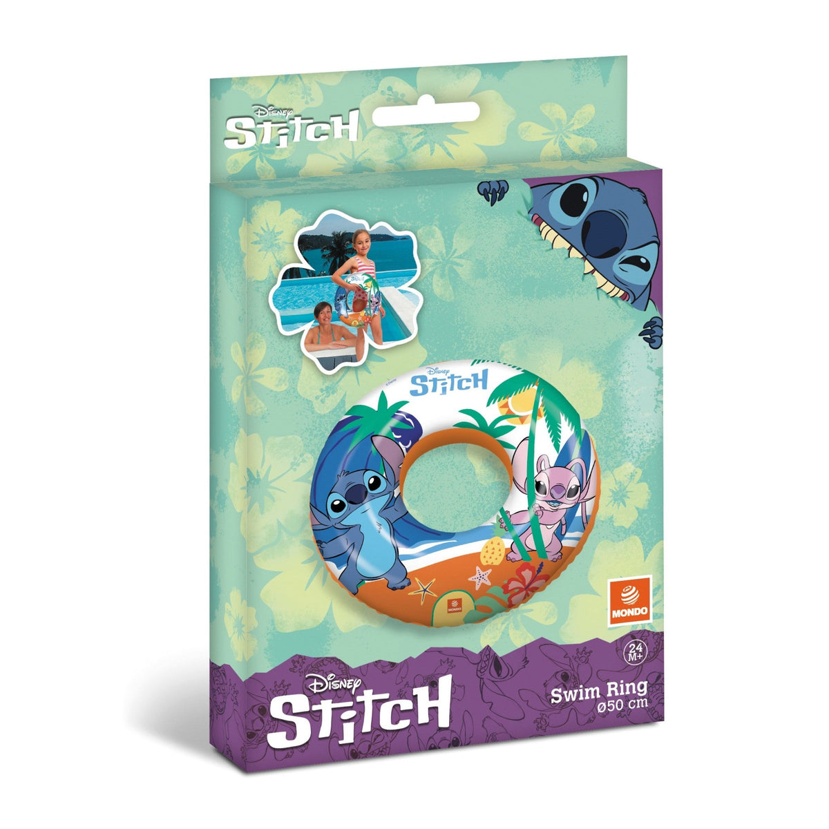 Happy People - Disney Stitch - Schwimmring (Ø 50cm) - Poolpirat