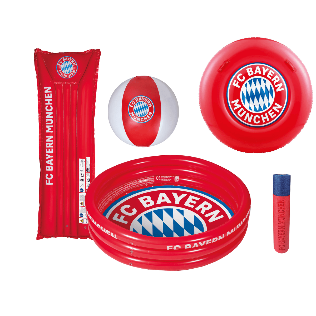 Happy People - FC Bayern München Schwimmset (5 - teilig) - Poolpirat
