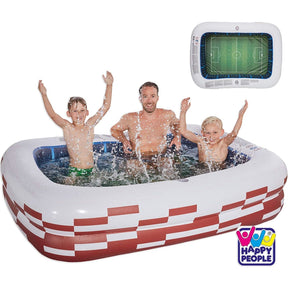 Happy People - Planschbecken Family Pool Stadion (200x150x50cm) - Poolpirat