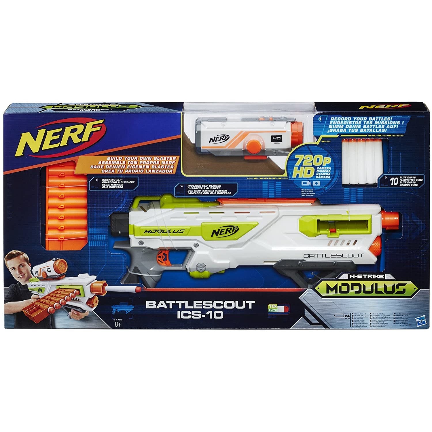 Hasbro - Nerf - N - Strike Modulus »Battlescout ICS - 10« - Poolpirat