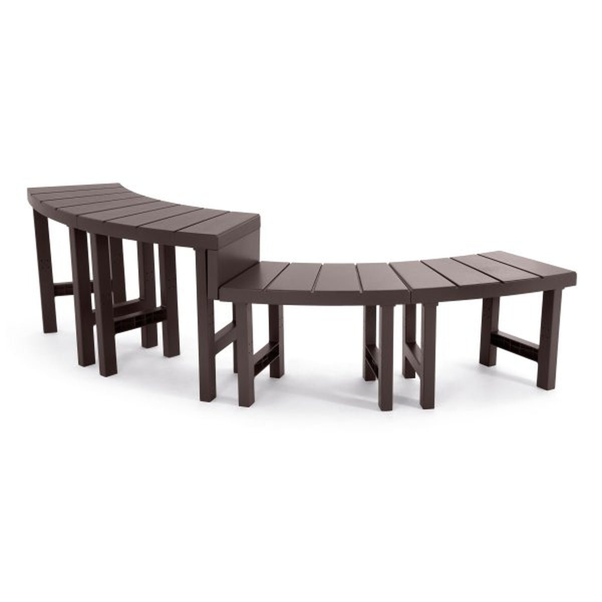 INTEX Beistelltisch Set PureSPA Bänke 2x 60cm + 2x 42cm