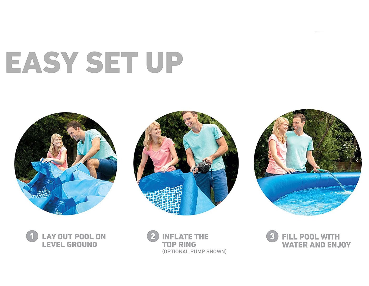 Intex Easy Set Quick - Up - Pool 457x84cm inkl. Filterpumpe - Poolpirat