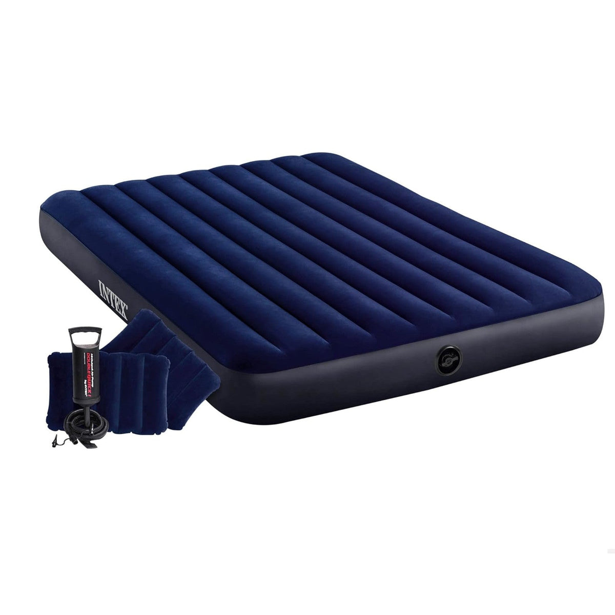 Intex Luftbett DuraBeam Classic Queen (152x203x25cm) mit Pumpe - Poolpirat