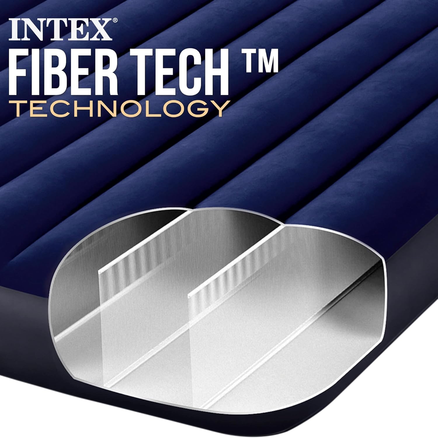 Intex Luftbett DuraBeam Classic Queen (152x203x25cm) mit Pumpe - Poolpirat