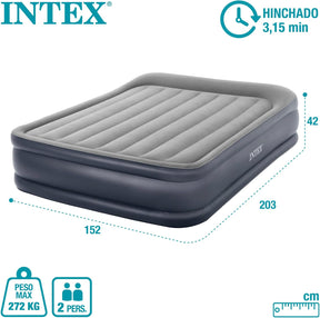 Intex Luftbett - DuraBeam DeluxePillow Queen 152x203x42cm - Poolpirat