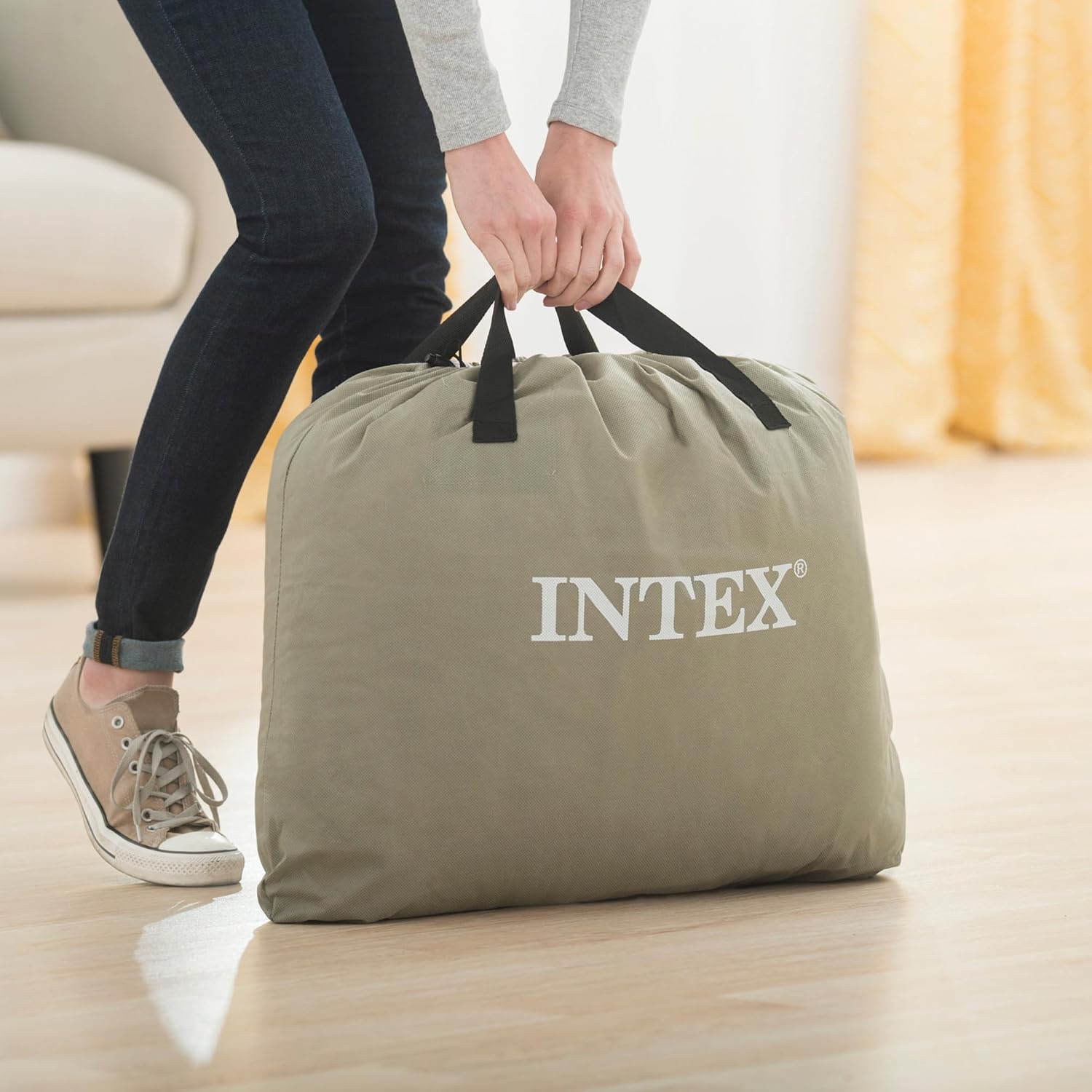 Intex Luftbett - DuraBeam DeluxePillow Twin 99x191x42cm - Poolpirat