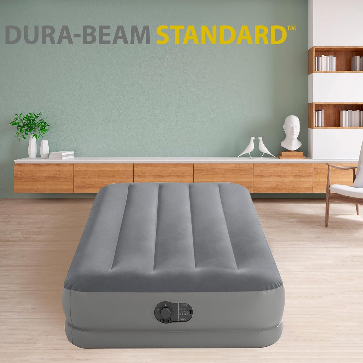 Intex Luftbett DuraBeam Prestige Twin Fastfill USB 99x191x30cm - Poolpirat