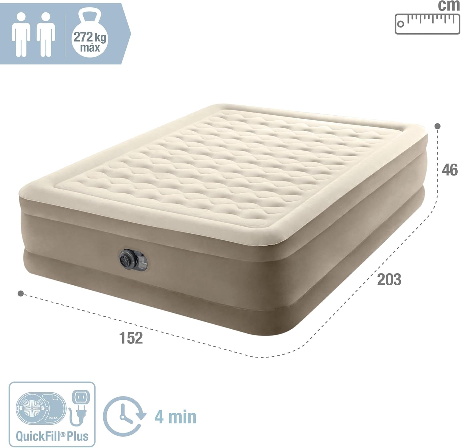 Intex Luftbett - DuraBeam UltraPlush Queen 152x203x46cm - Poolpirat