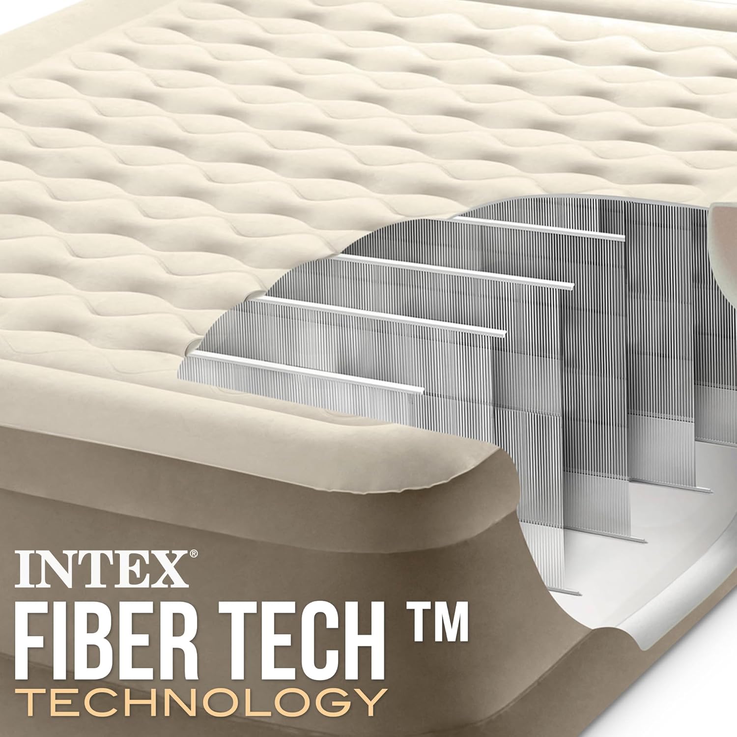 Intex Luftbett - DuraBeam UltraPlush Queen 152x203x46cm - Poolpirat