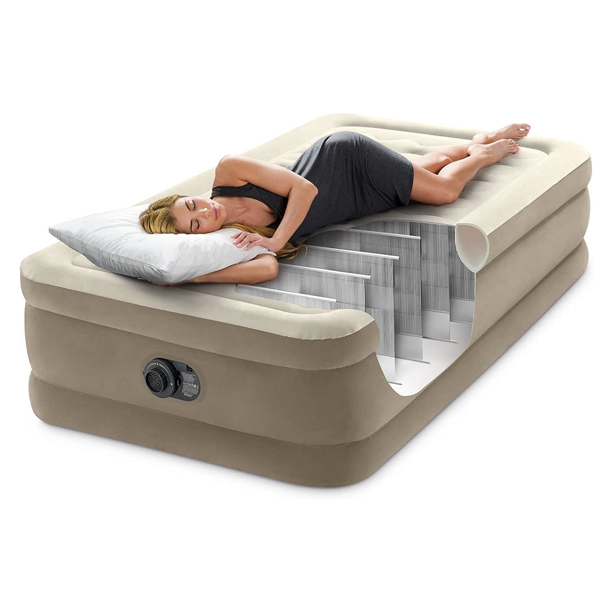 Intex Luftbett - DuraBeam UltraPlushTwin 99x191x46cm - Poolpirat