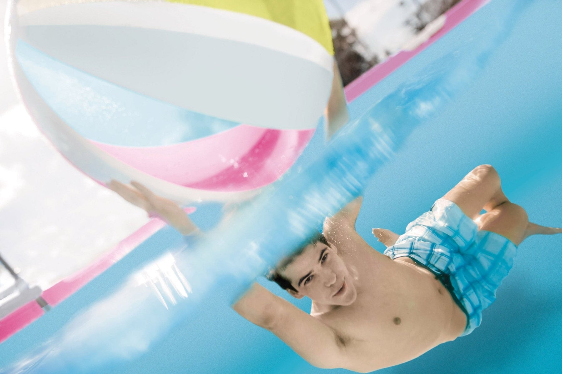 Intex Pink Rectangular Frame Pool 220x150x60cm